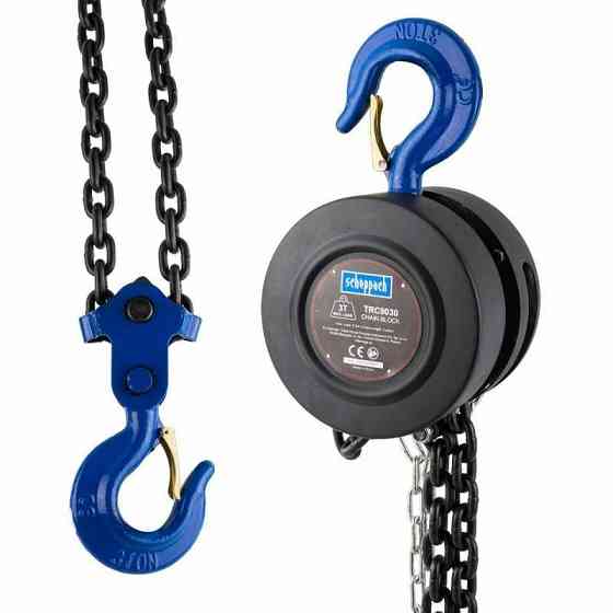 Таль цепная ручная 3т, цепь 3м Scheppach SCH-TRC9030 Одесса