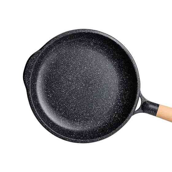 Сковорода с мраморным покрытием 26 см, 1,5 л, черная Киев