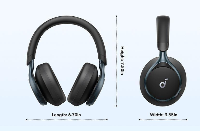 Bluetooth-гарнітура Anker SoundCore Space One Black (A3035G11) ( Чорний ) Харьков - изображение 12