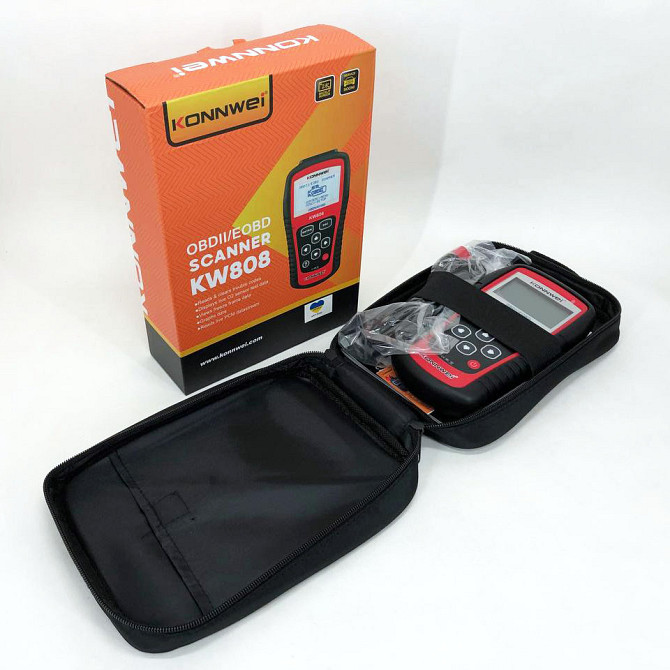 Тестер для діагностики автомобілів Konnwei KW808 OBD II/EOBD, Діагностичний адаптер FK-528 для автомобіля Київ - фото 9