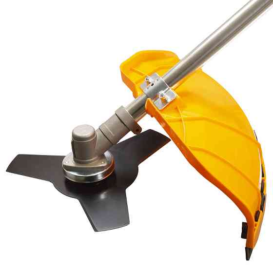 Тример бензиновий 4.0 кВт 52 см3 жорсткий вал U-ручка (котушка, ніж) (з 2 частин) GRAD (5612935) Київ