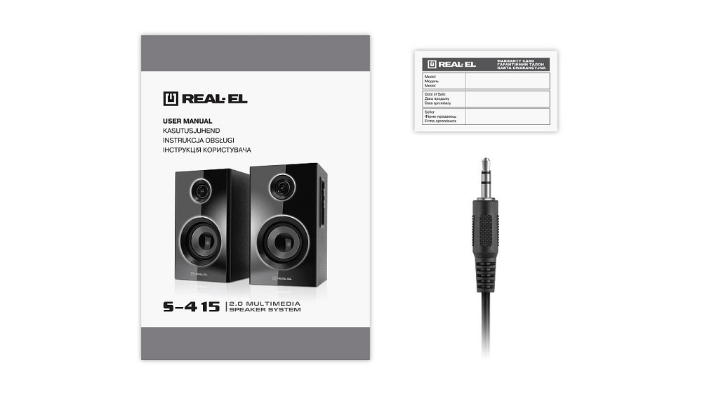 Акустична система REAL-EL S-415 Black Чорний Харків - фото 13