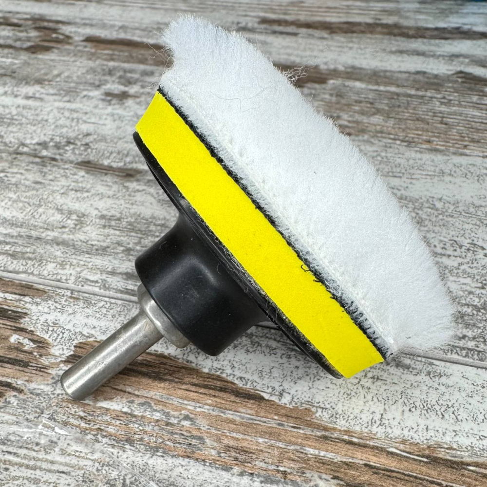 Набор полировальных насадок 6шт и диск 7.5см для шлифовки авто дрелью Киев - изображение 5