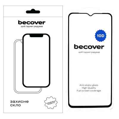 Стекло защитное BeCover Samsung Galaxy A04e SM-A042 10D Black (711347) Винница