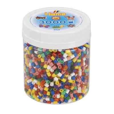 Набір для творчості Hama кольорових намистин 3000 шт, 10 кол. термомозаіка (209-00) Вінниця
