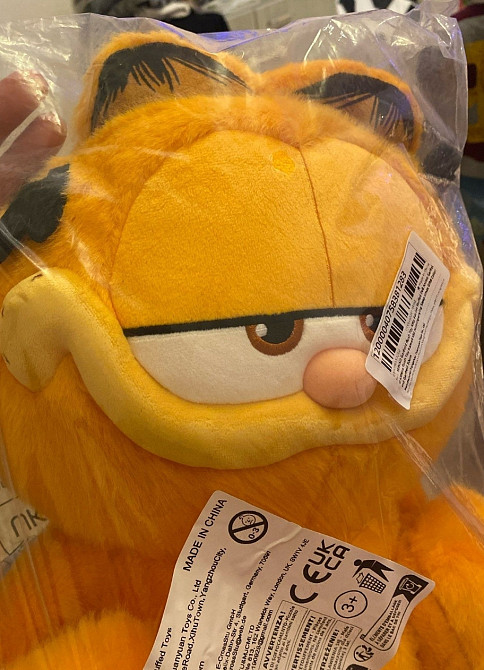 Оригінальна Гарфілд м'яка іграшка подушка в розмірах 30-50 см. Харків - фото 4