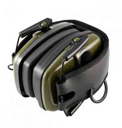 Навушники активні стрільцеві шумозаглушувальні захисні Impact Sport, зелені Винница