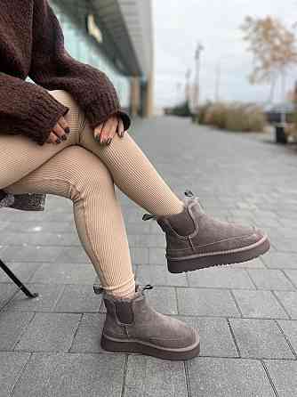 WSMR Угги жіночі WSMR K01 кофе (зима, замша натуральна) (5679) 36 Коломыя