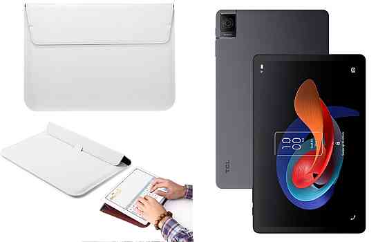 Чохол-конверт VitoCase для TCL Tab 10 Gen 2 (2023), з функцією підставки для планшета Білий Київ