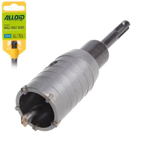 Свердло корончате по бетону 40мм p SDS адаптером 110мм Alloid Одеса - фото 1
