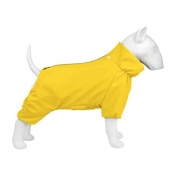 Дощовик для собак WAUDOG Clothes, водонепроникний, XS30, В 43-45 см, С 27-30 см, жовтий Київ