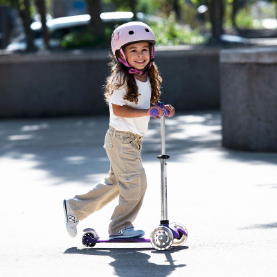 Самокат Micro Mini Deluxe Fairy Glitter LED Пурпуровий (MMD207) Винница - изображение 2