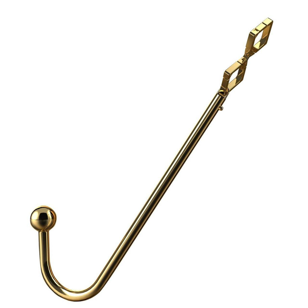 Анальний гак LOCKINK Golden Adjustable Anal Hook Set Sex Aura Київ - фото 1