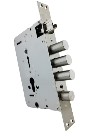 Корпус 3-ригельного замка PES 7068 с круглыми ригелями Киев