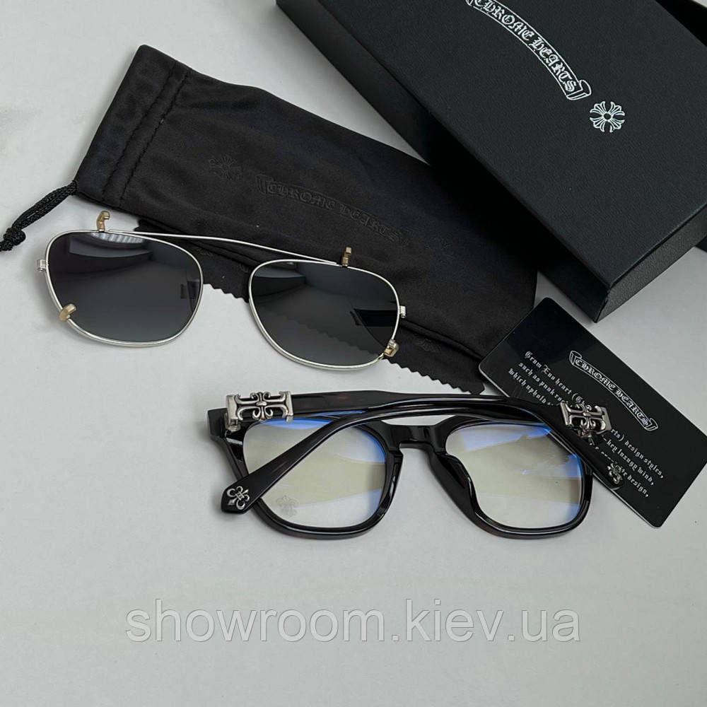 Чоловічі сонцезахисні окуляри Chrome Hearts Pump Me LUX Київ - фото 2