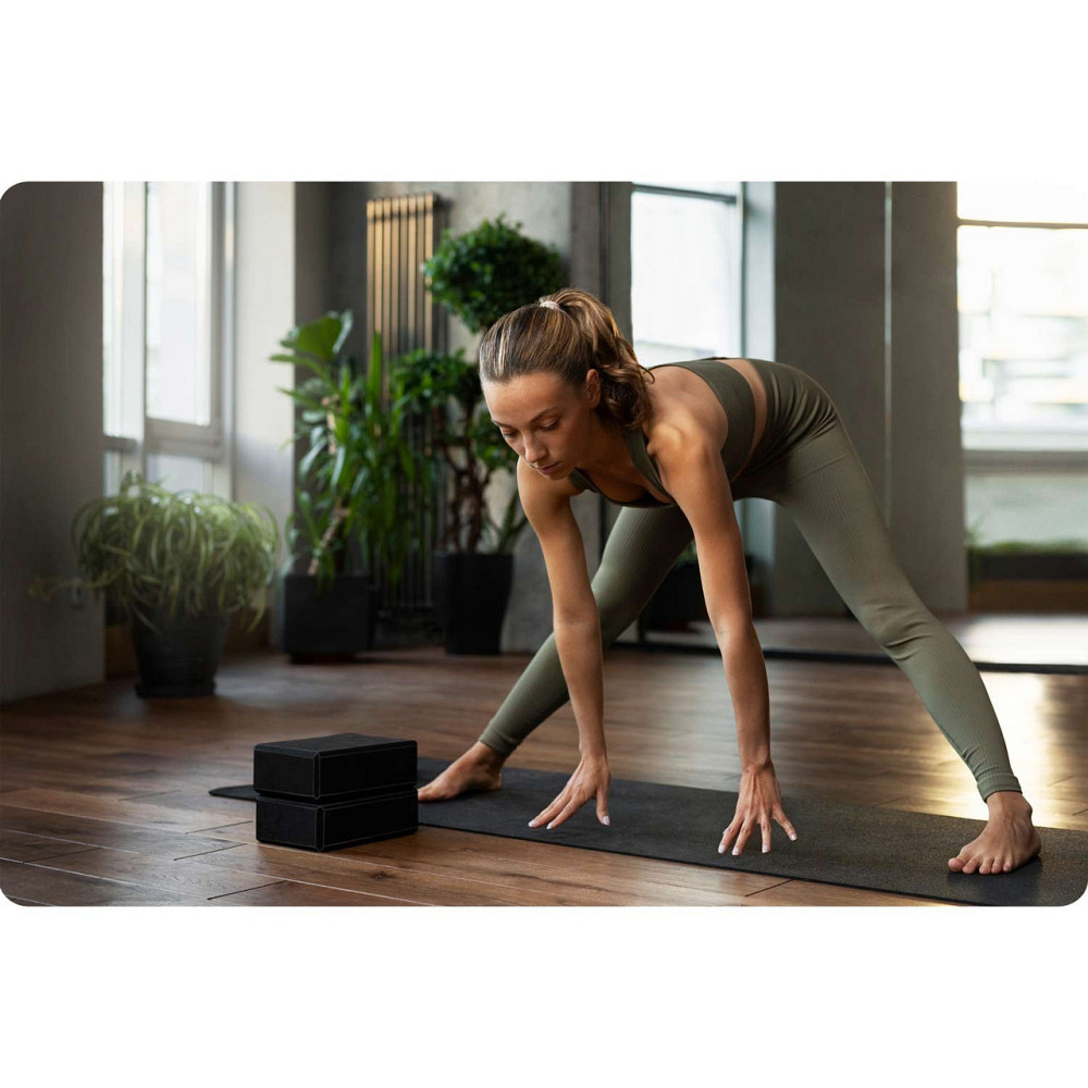 Куб для йоги NS-962 черный Киев - изображение 6