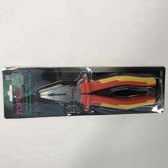 Плоскогубці з ізольованими ручками (пасатижі) 8" 1000V VDE TOPTUL DGCA2208 Чернігів