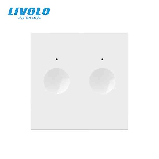 LIVOLO Сенсорний вимикач LIVOLO Sense, 2-сенсорний, білий, 5А 230В, без нейтралі, модуль без ра Коломия
