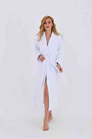 Женский халат банный Ideal Textile махровый белый (56860338) М Черновцы