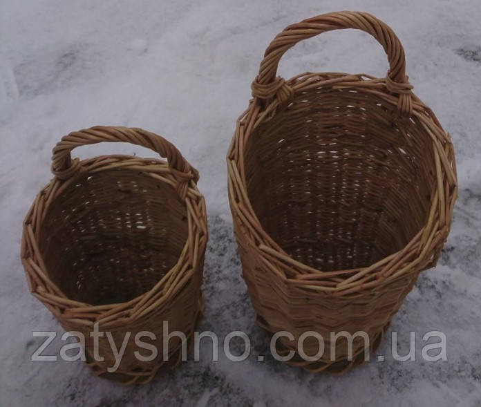 Набор маленьких плетеных корзинок Киев - изображение 3