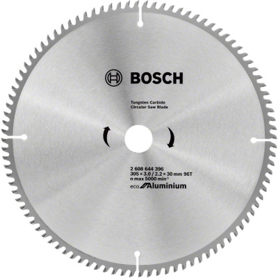 Диск пильний Bosch пиляльний Eco for Aluminium 305x30-96T (2.608.644.396) Вінниця - фото 1