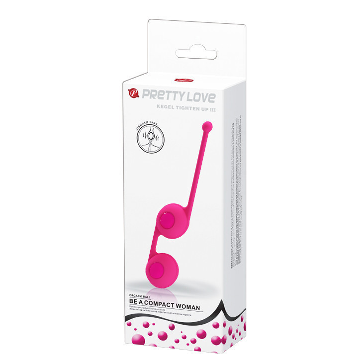 Вагинальные шарики - Pretty Love Kegel Tighten Up III Pink Sex Aura Киев - изображение 8