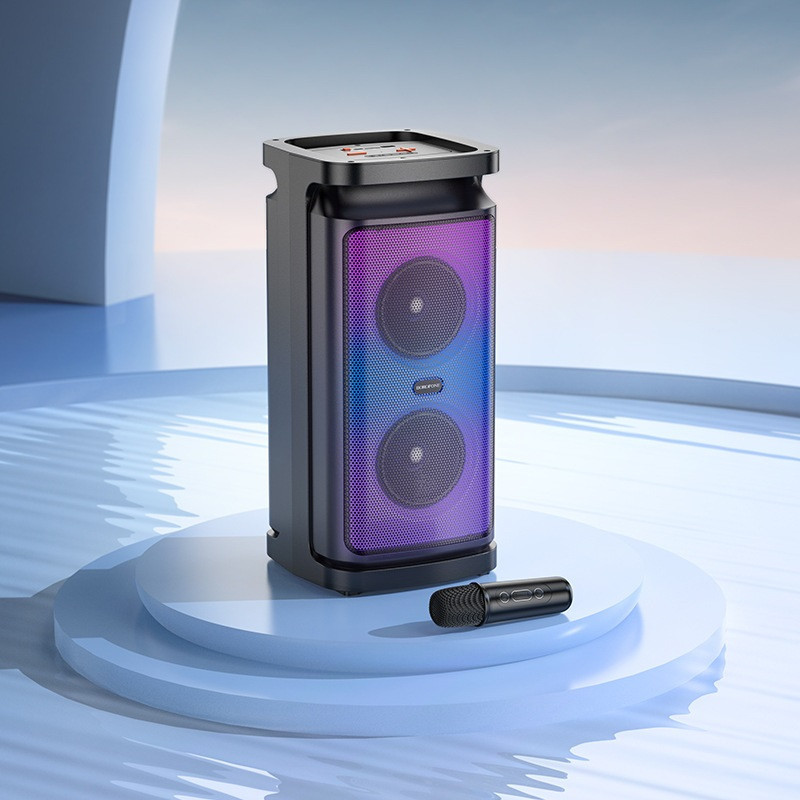 Портативна колонка BOROFONE BP25 Vida BT speaker with microphone Black Київ - фото 2