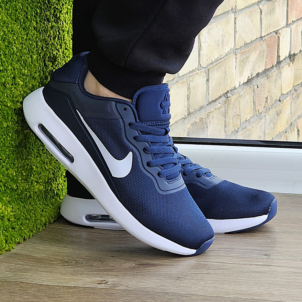 Мужские Кроссовки Nike 90 Синие Найк с Амортизацией Тканевые (размеры: 41,42,43,44) - 535-4 Днепр - изображение 2