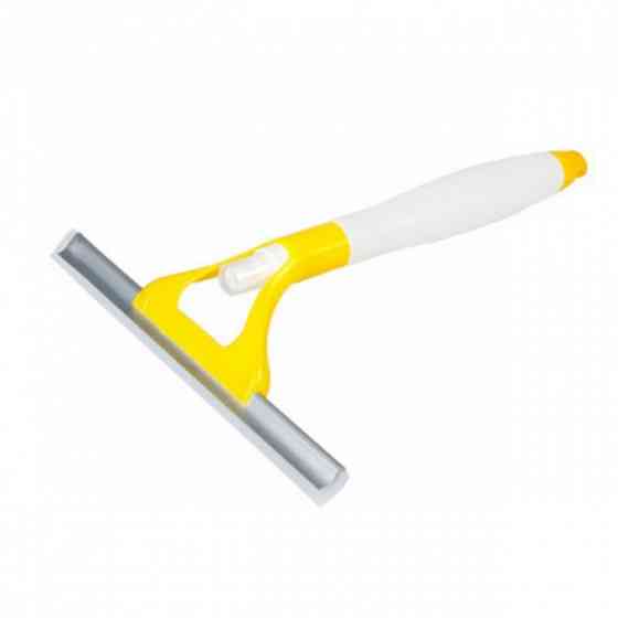 Швабра для окон с пульверизатором (желтый) Винница