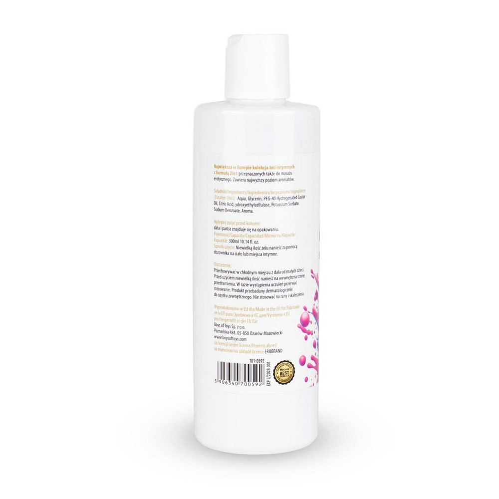 2в1 лубрикант та масажний гель - MyLove Aroma Series Intim&Massage Bubble Gum, 300 мл Sex Aura Київ - фото 6