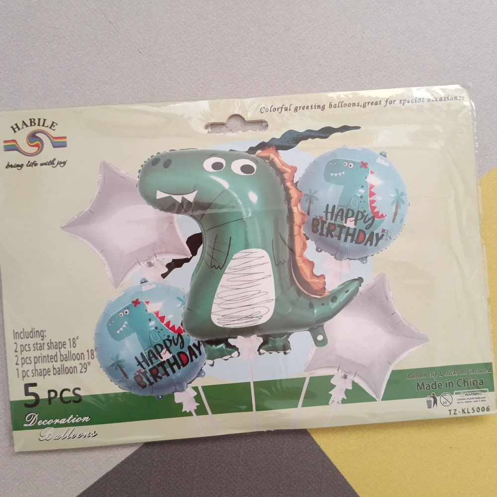 Набор динозавр зелений (5 предметов) ФК Киев - изображение 4