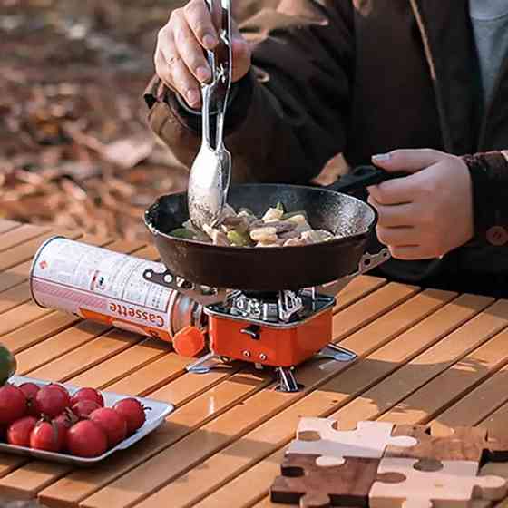 Портативная и легкая газовая плита для рыболовов, Горелка для походов в лес, Легкая газовая горелка LZ-31 Львов