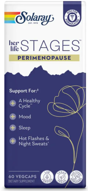 Комплекс для женщин при менопаузе Solaray Womens Health Perimenopause 60 vcaps Киев - изображение 1