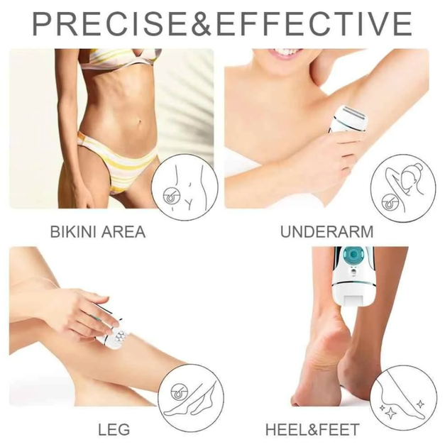 Епілятор жіночий акумуляторний VGR V-700 (4 насадки) Вінниця - фото 7