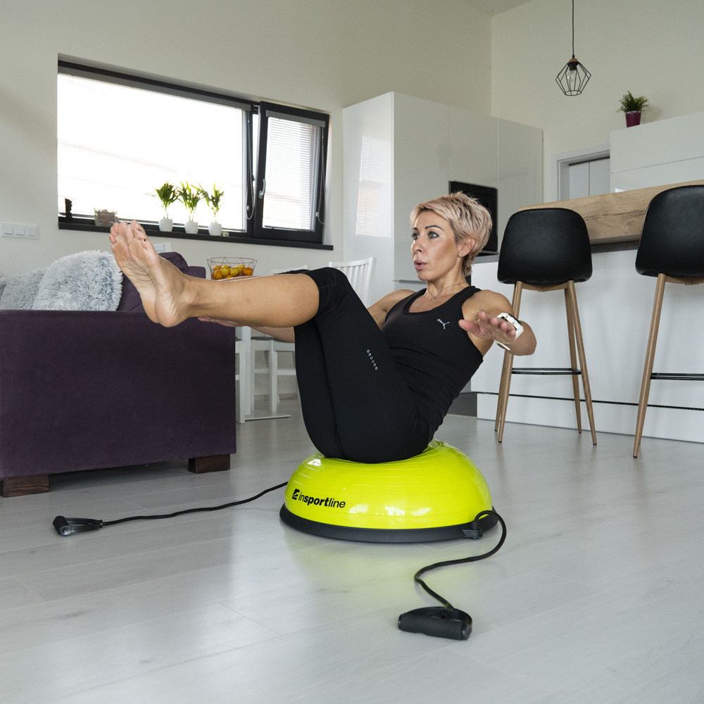 Подушка для балансировки с усилением inSPORTline Dome UNI / зеленый Киев - изображение 6