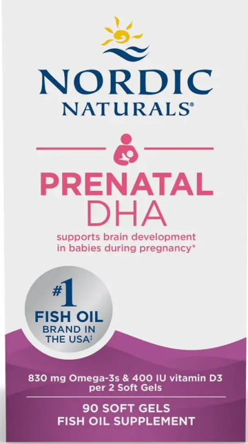 Риб'ячий жир для вагітних Nordic Naturals Prenatal DHA 90 гел капс Київ - фото 1