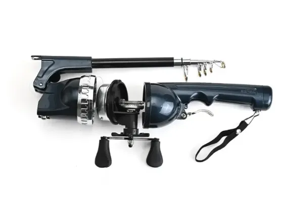 Удочка спиннинг складная телескопическая / Мини спиннинг для рыбалки Коломия