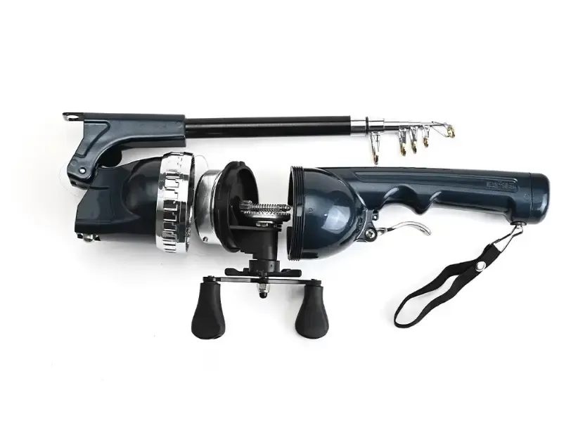 Удочка спиннинг складная телескопическая / Мини спиннинг для рыбалки Коломия - фото 1