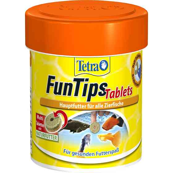 Корм сухий Tetra FunTips для риб у вигляді клейких таблеток 75шт Київ