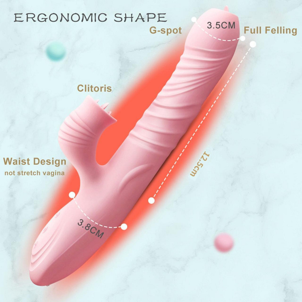 Вибратор для двойной стимуляции Fanny Pink Sex Aura Киев - изображение 1