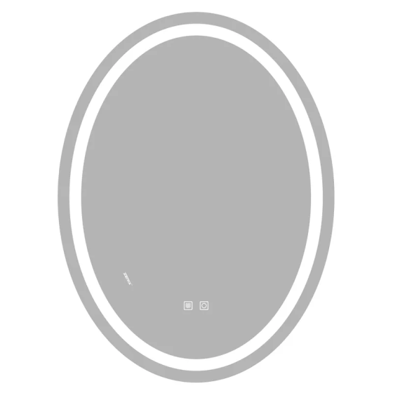 Зеркало Zerix Fusion MV01-60x80-REVERSE с LED Touch, Anti-fog, диммером, регулятором яркости (ZX6068) Киев