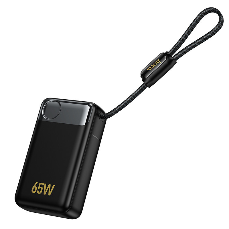 Павербанк 12000 mAh HOCO Q53 Skillful PD65W быстрая зарядка черный power bank повербанк Одесса - изображение 5