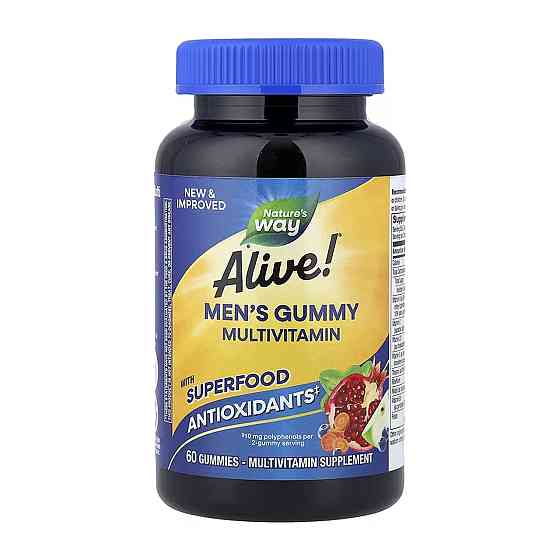 Alive!® Men's Gummy Multivitamin - 60 gummies Киев