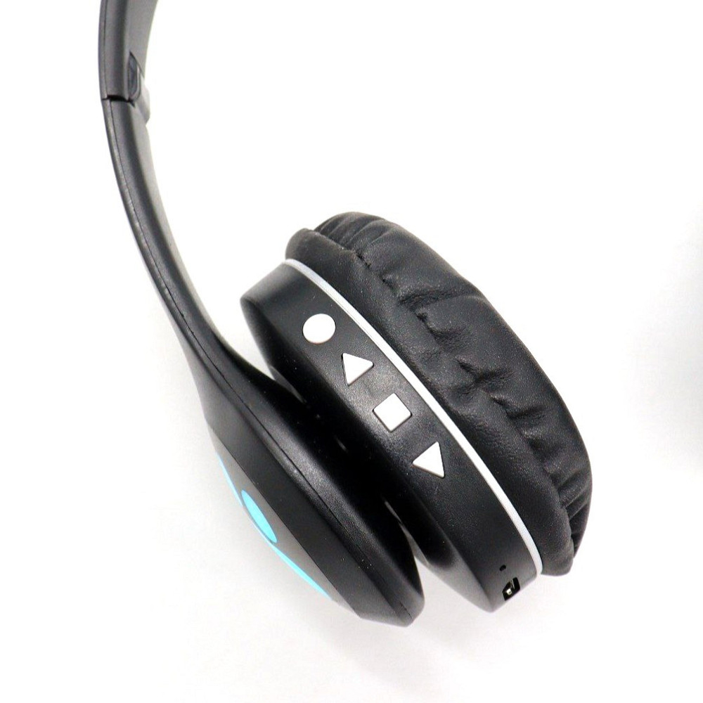 Бездротові навушники з котячими вушками, VZV-23M, Чорні / Дитячі Bluetooth навушники з мікрофоном Київ - фото 4