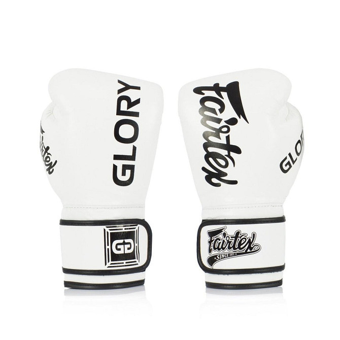 Боксерські рукавиці Fairtex BGVG1 White 14 унцій (бинти в комплекті) Кам'янське - фото 2