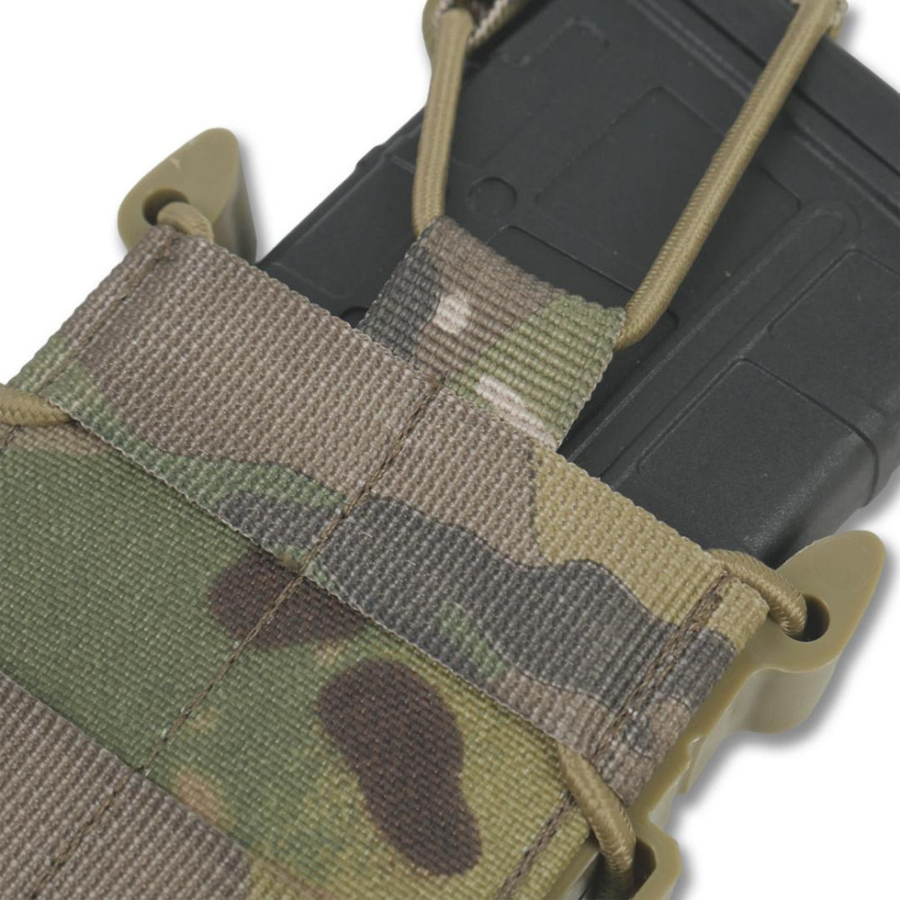 Жесткий усиленный тактический подсумок на 1 магазин Kiborg GU Single Mag Pouch Multicam Подсумки для магазинов Киев - изображение 9