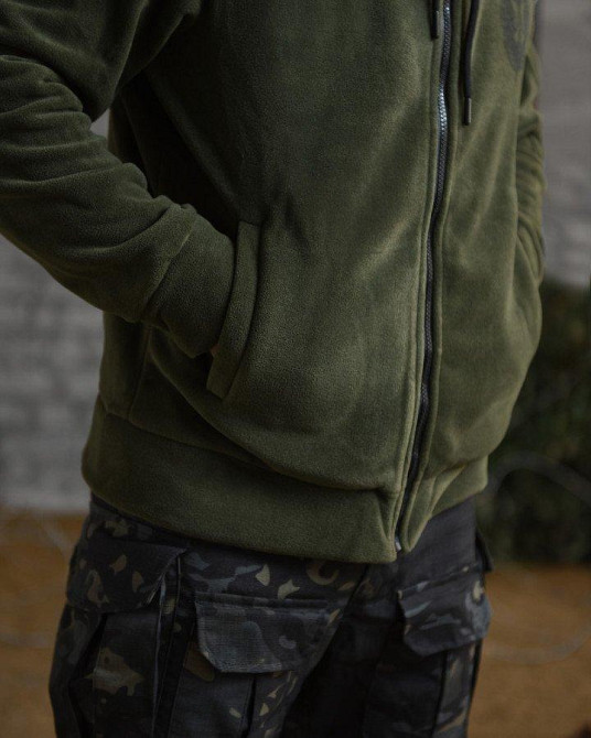 Тактична флісування Вірний назавжди тепла олива Одеса - фото 16