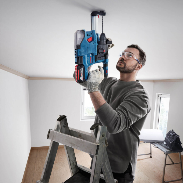 Аккумуляторный бесщеточный перфоратор Bosch Professional GBH 185-LI 18V SDS-Plus 1.9 Дж (0611924020) без АКБ и зарядного устройств Киев - изображение 15