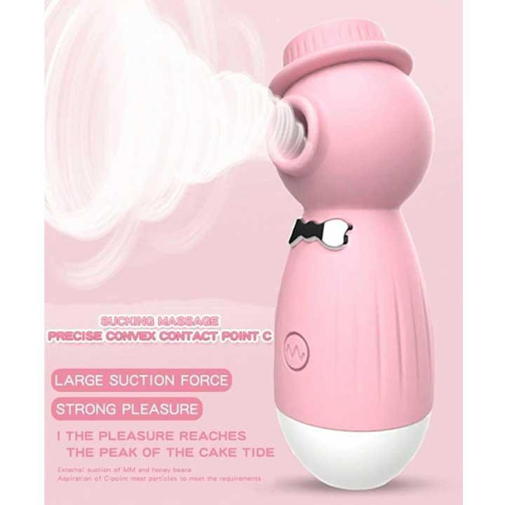 Клиторальный вакуумный вибратор в шляпе Wo-sex LiloUSB - Розовый Винница - изображение 2