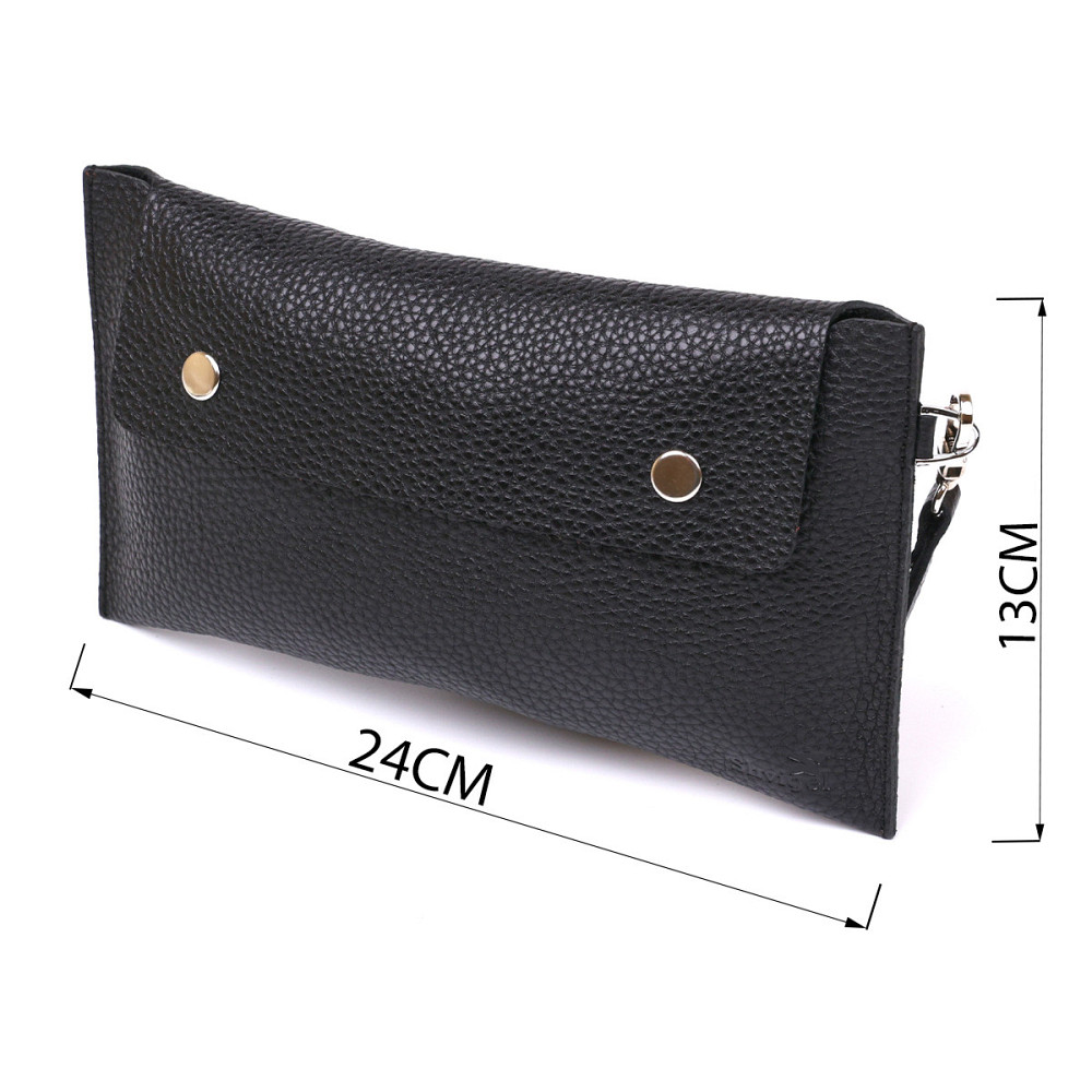 Кожаная тревел-косметичка Shvigel 16416 Черный Киев - изображение 4